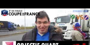 US Concarneau : En direct du car des supporters. Interview d'Hervé