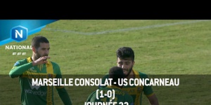 J22 : Marseille Consolat - US Concarneau (1-0), le résumé