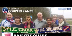 US Concarneau : En direct du car des supporters avec le son de l'accordéon