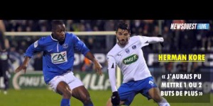 Coupe de France : US Concarneau - Chamois Niortais. Interview du buteur