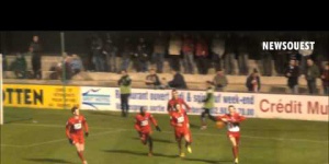 US Concarneau. Le but de Christophe Gourmelon