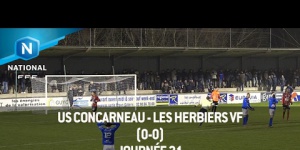 J21 : US Concarneau - Les Herbiers VF (0-0), le résumé