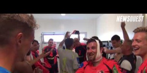 La joie du Plougastel FC dans les vestiaires