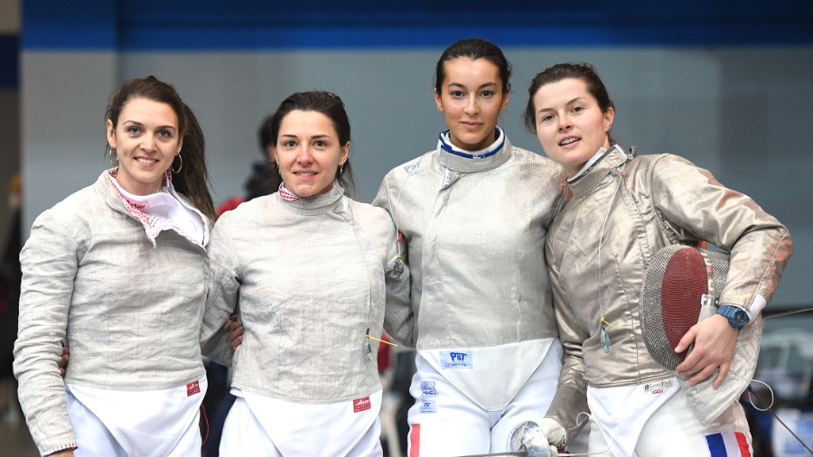 L'équipe de France féminine de Sabre prend la quatrième place à