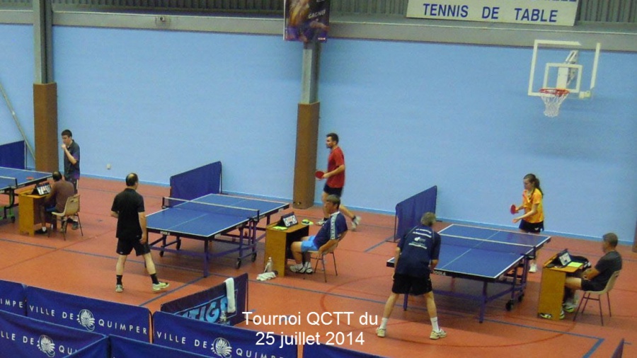 2ème tournoi d'été de Tennis de Table du QCTT quimper tennistable