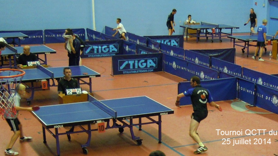 2ème tournoi d'été de Tennis de Table du QCTT quimper tennistable